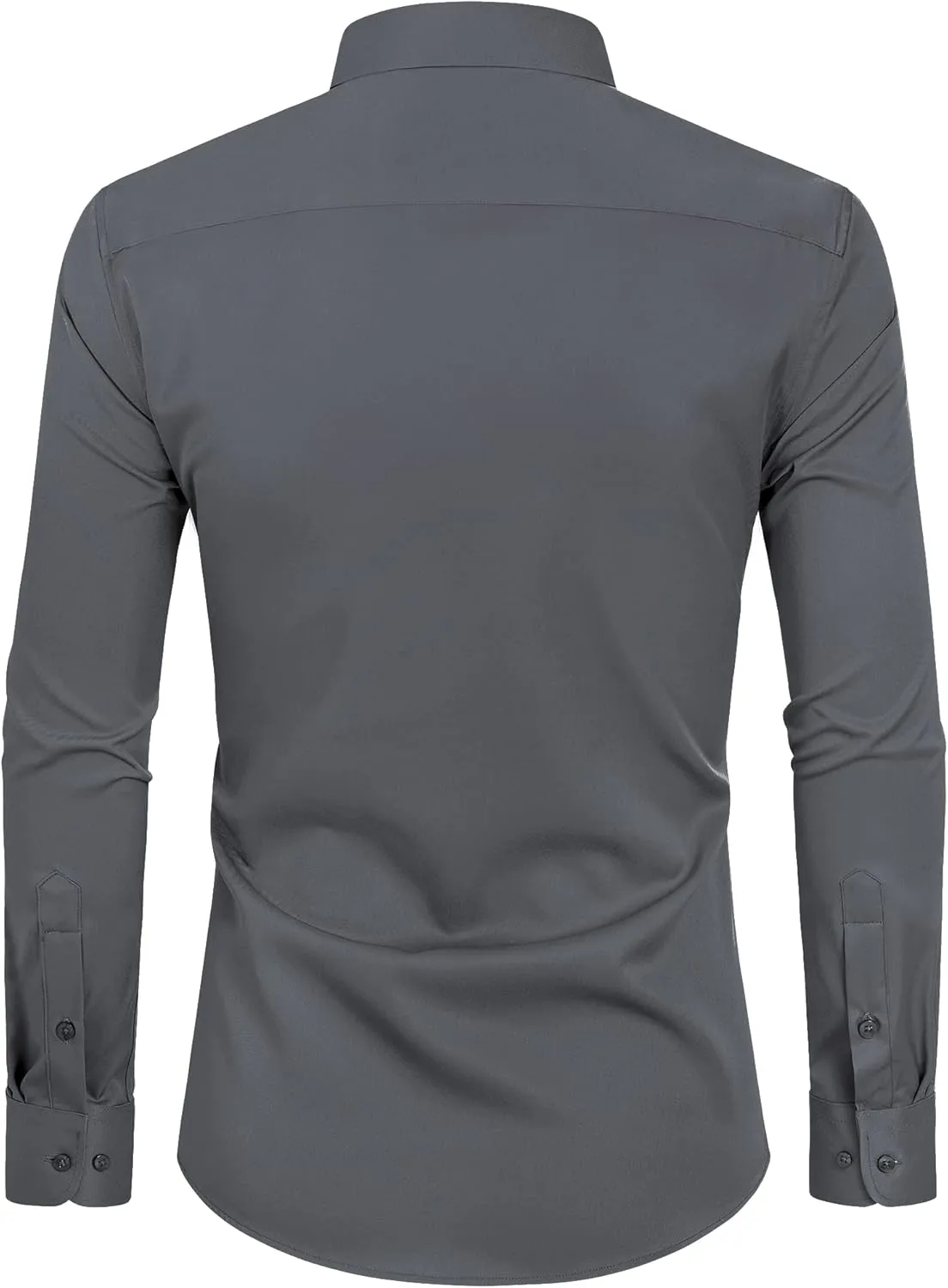 Alimens & Gentle Slim Fit Mens Dress Shirts for Men Button Down Long Sleeve Dress Shirts Wrinkle Free Formal Stain Proof