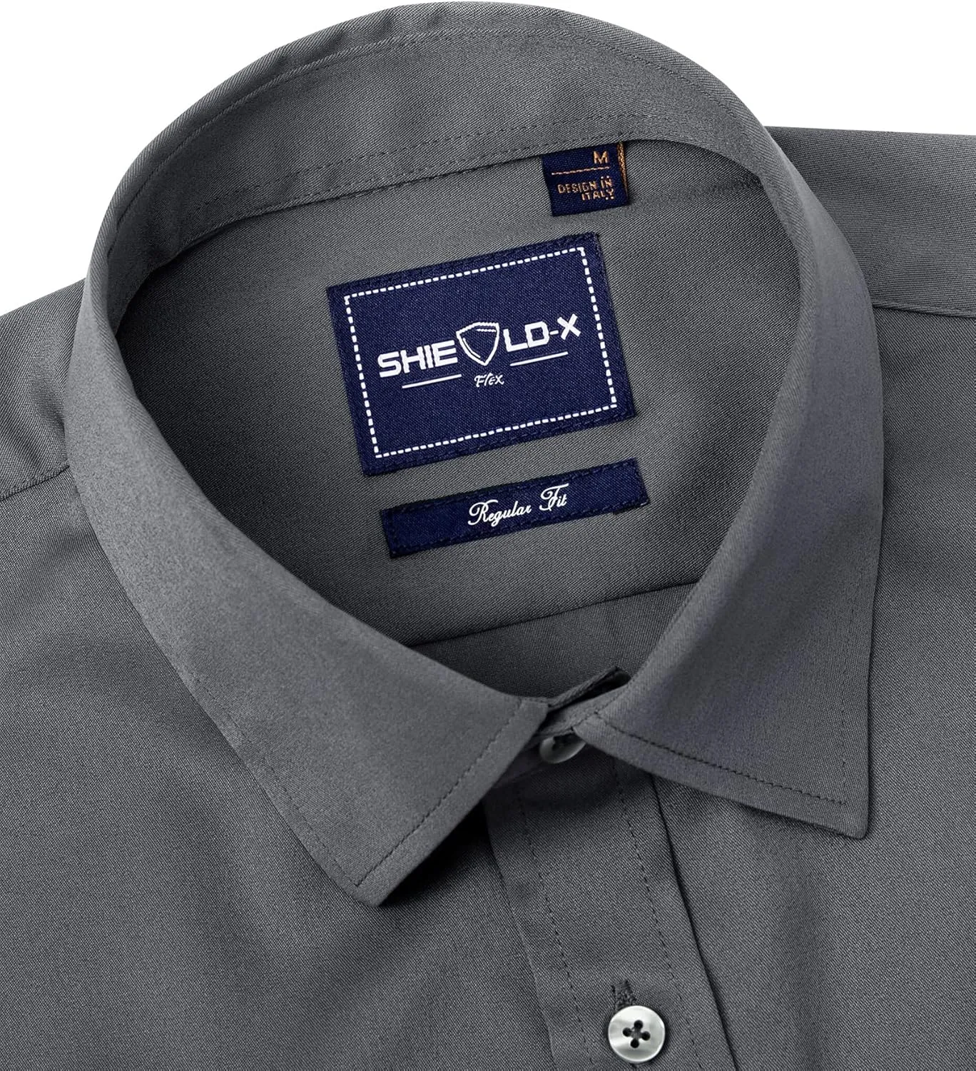 Alimens & Gentle Slim Fit Mens Dress Shirts for Men Button Down Long Sleeve Dress Shirts Wrinkle Free Formal Stain Proof