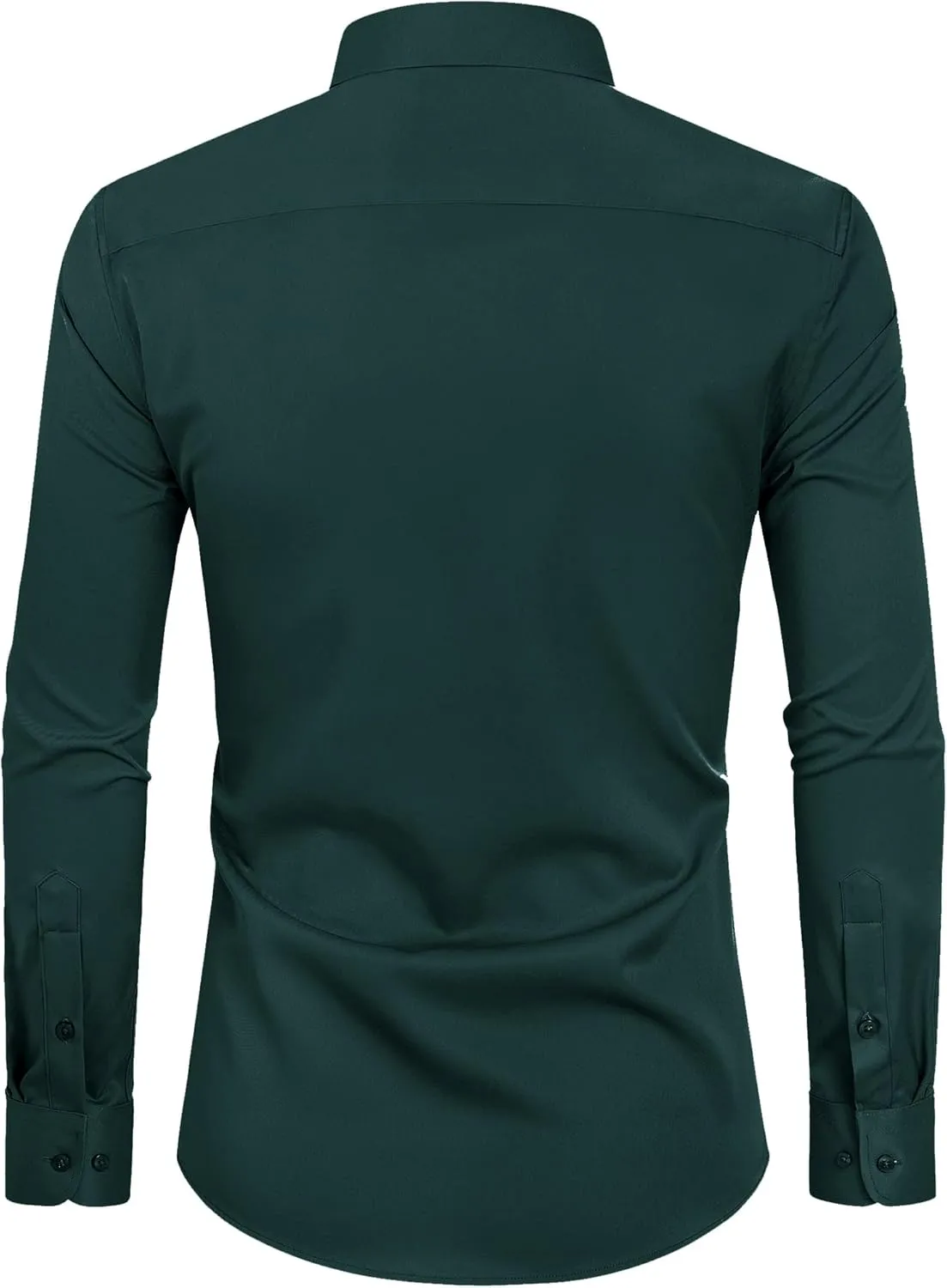 Alimens & Gentle Slim Fit Mens Dress Shirts for Men Button Down Long Sleeve Dress Shirts Wrinkle Free Formal Stain Proof