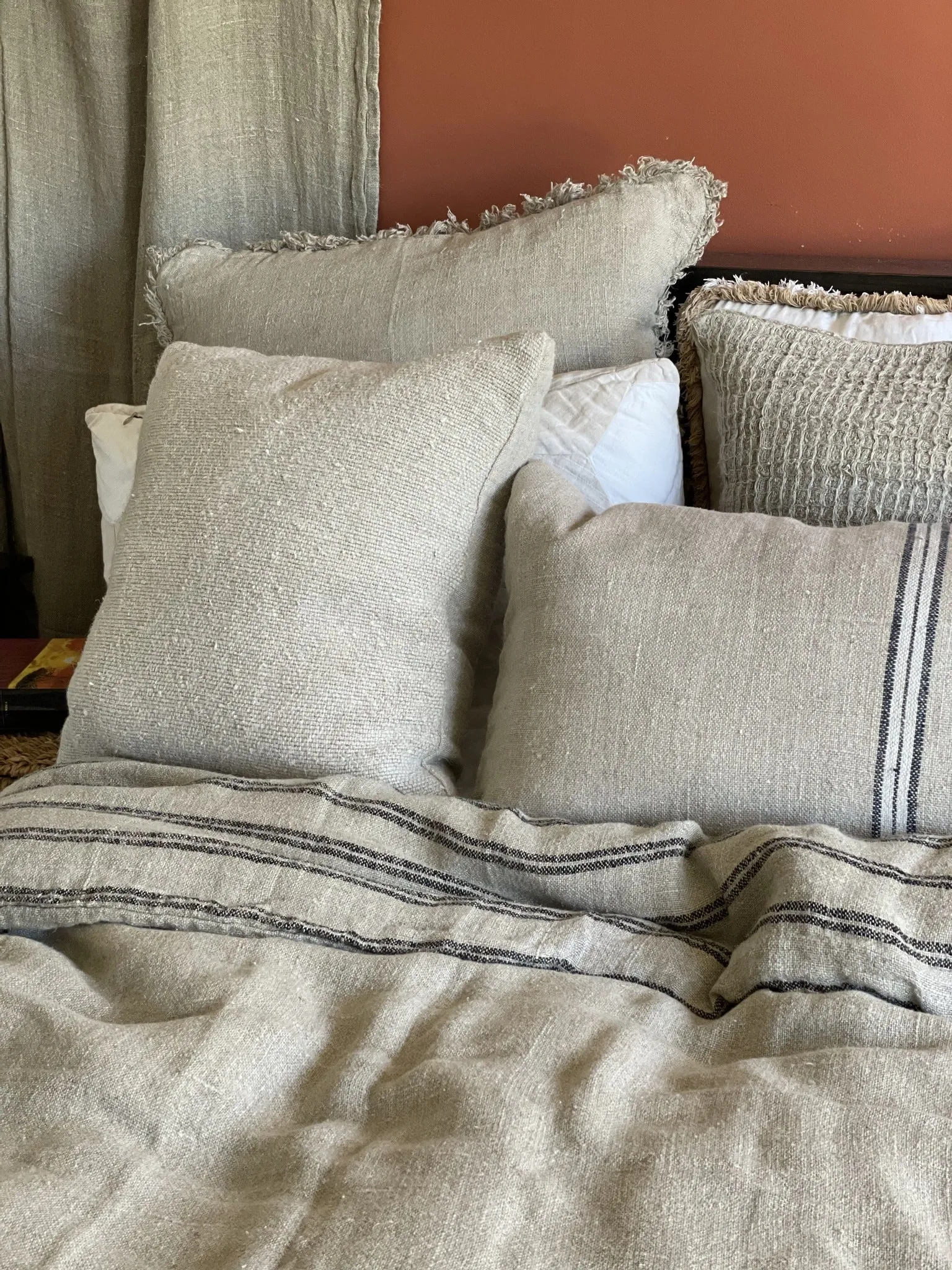 Angaston Handloomed Linen Reversible Quilt Cover
