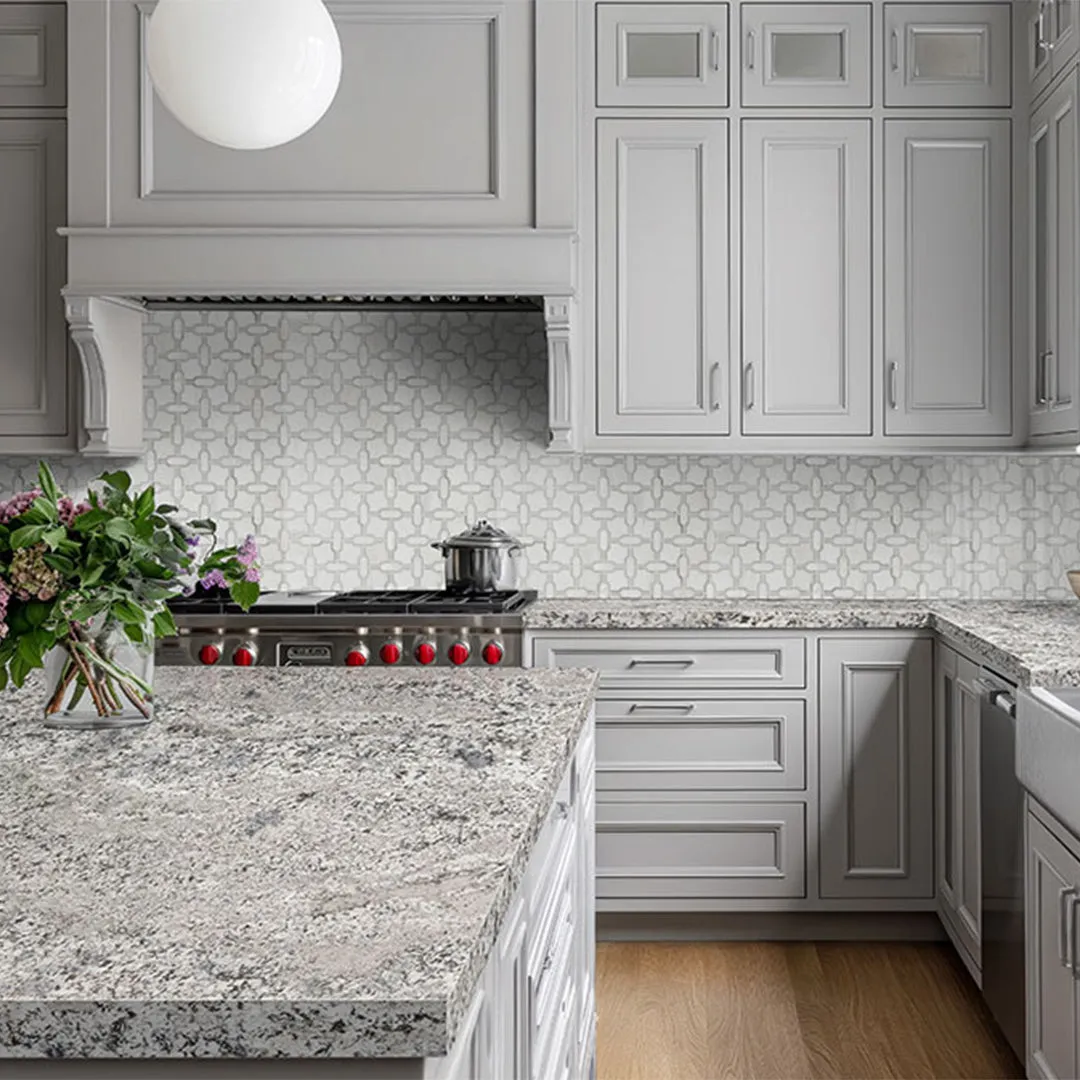 Bianco Dolomite Gridwork - Stone Tile