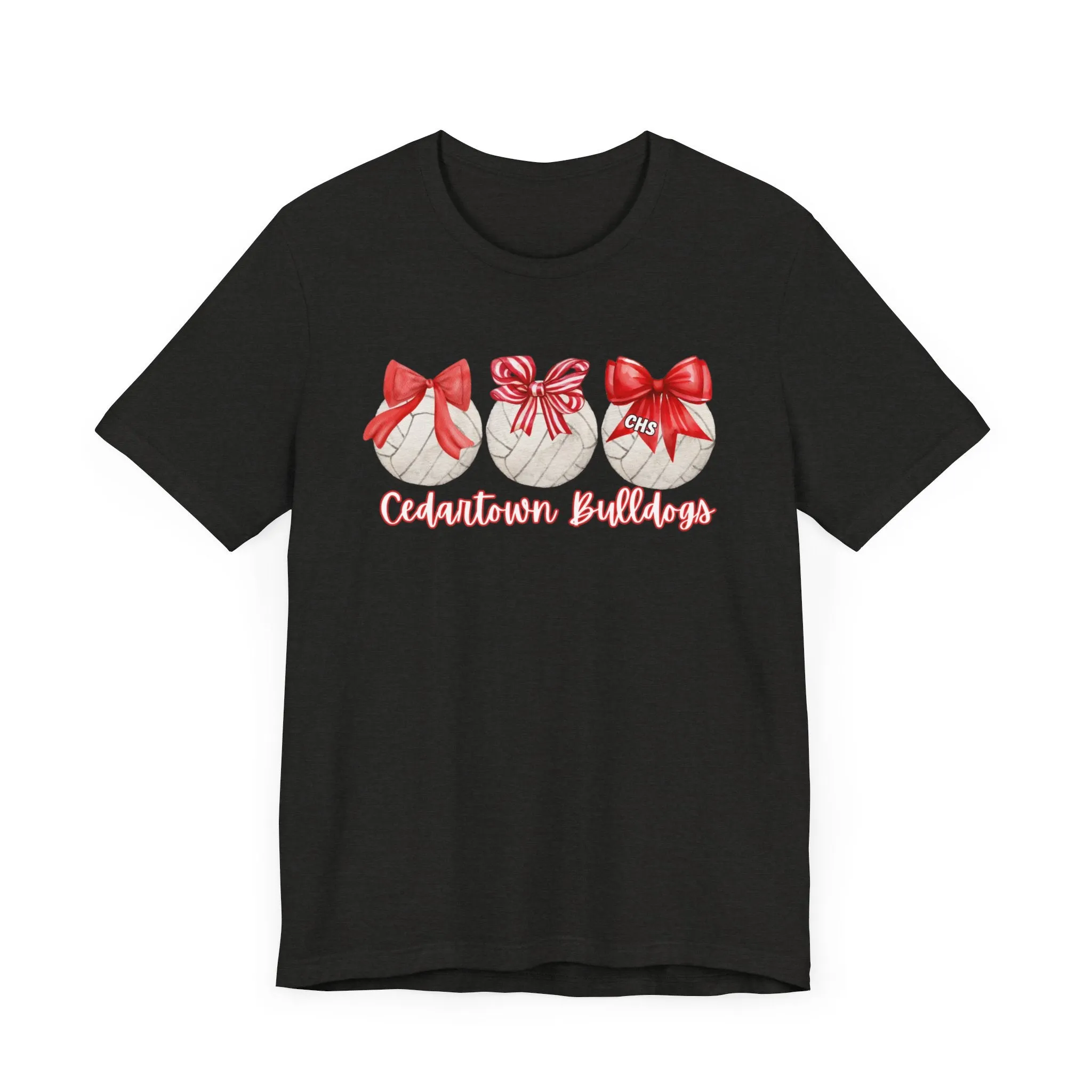 Cedartown Volleyball Bows Unisex Jersey Short Sleeve Tee