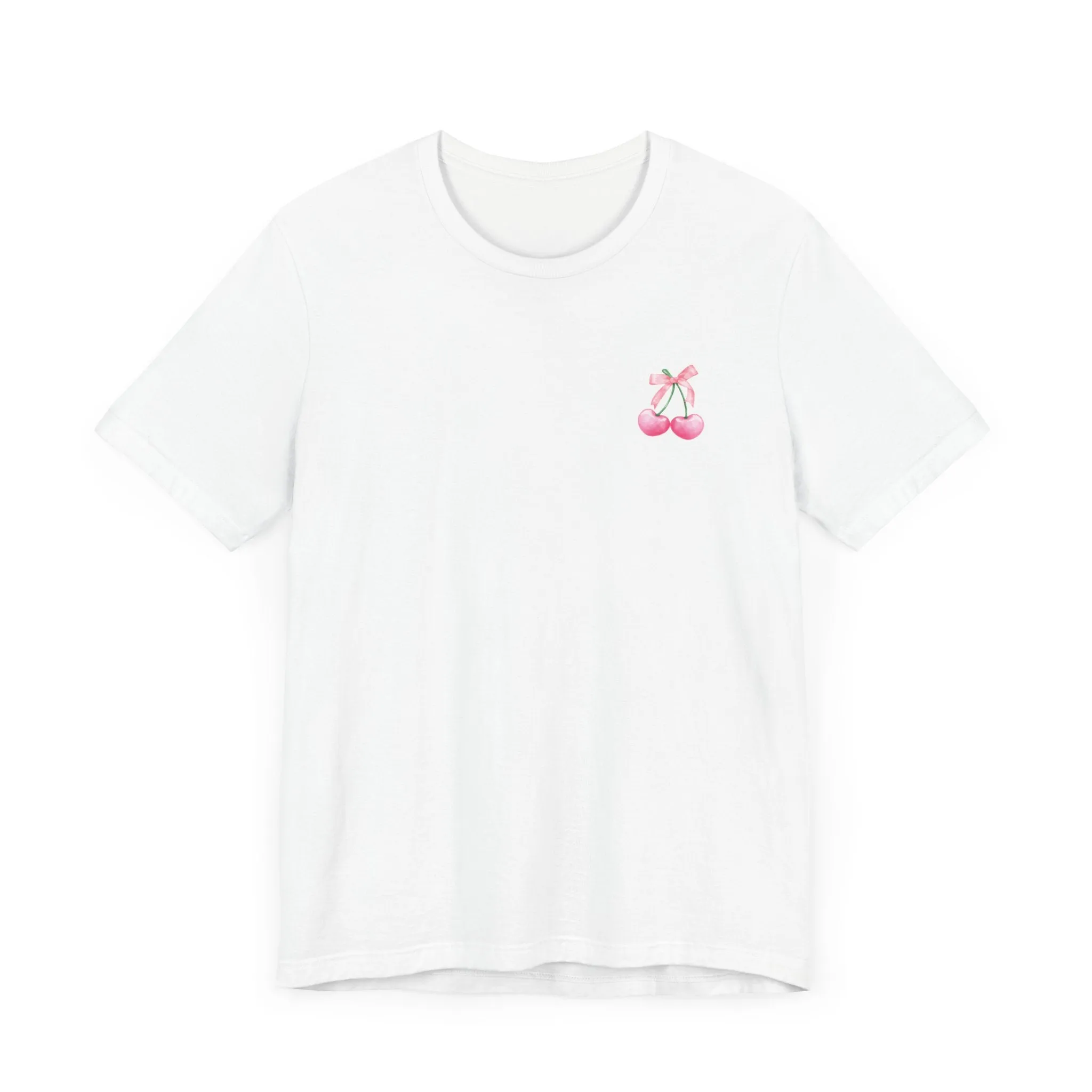 Cherry Bow Short Sleeve Tee