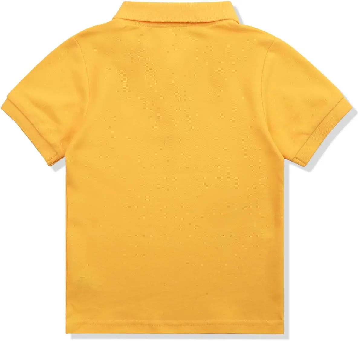 CUNYI Boys' Cotton Pique Polo Shirts Uniform Short Sleeve Tops