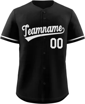 Custom Baseball Jersey Personalized Button Down Shirts Stitched or Printed Name Number for Adult Boy
