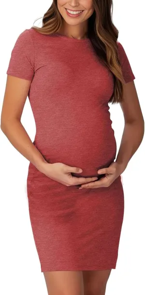 Decrum Women's Maternity Shirts - Pregnancy Maternity Dress Soft and Comfortable for Pregnant Women