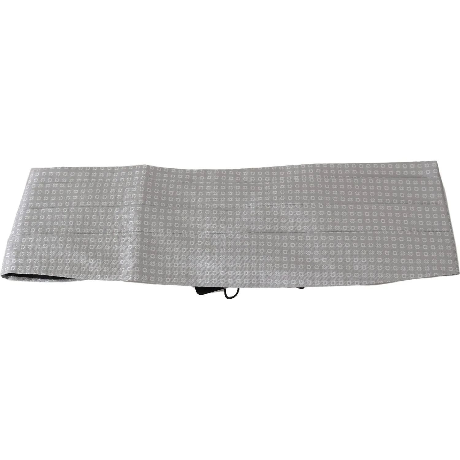 Dolce & Gabbana Elegant Gray Silk Cummerbund