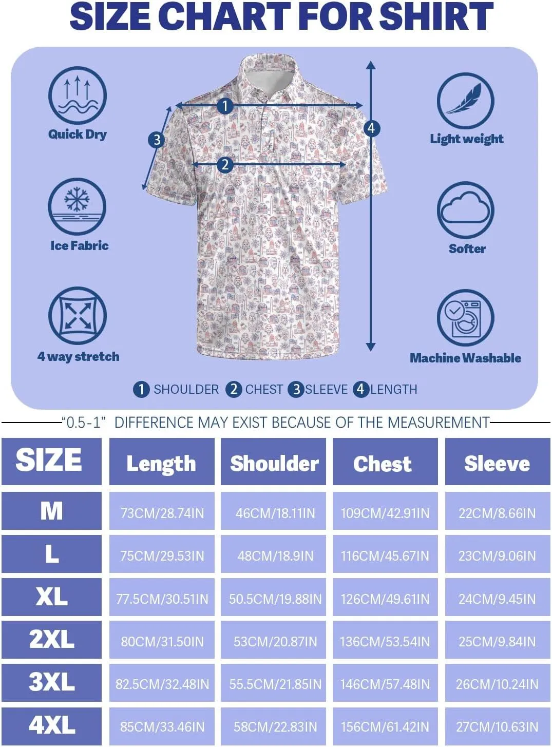 Golf Polos for Men Funny Moisture Wicking Golf Shirts Performance Quick-Dry Polo Shirts Short Sleeve