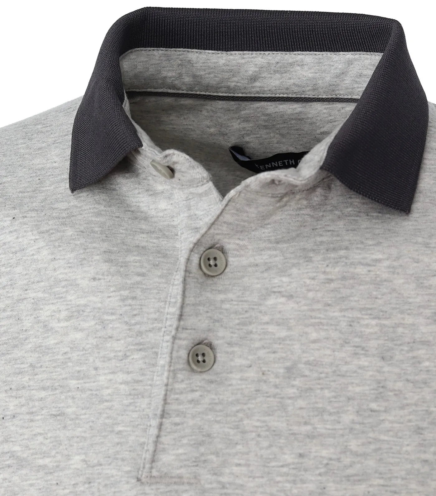 Johnny Collar Polo Heather Gray