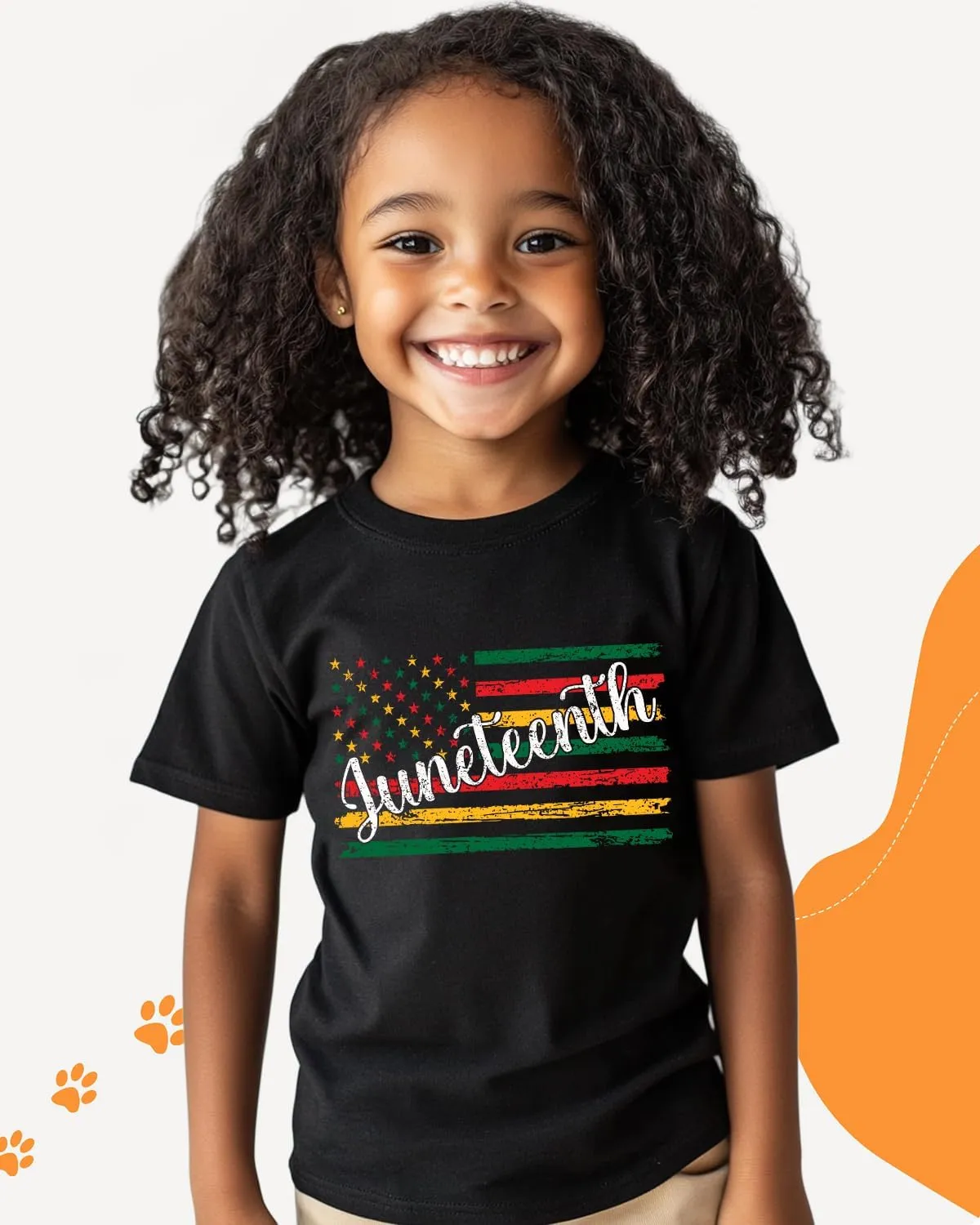 Juneteenth Shirt for Toddler Boys Girls Kids Freedom Day Shirts 1865 Black History Tee Tops, 2T-8Y