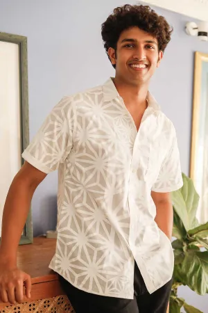 Kiwach Printed Shirt (White)