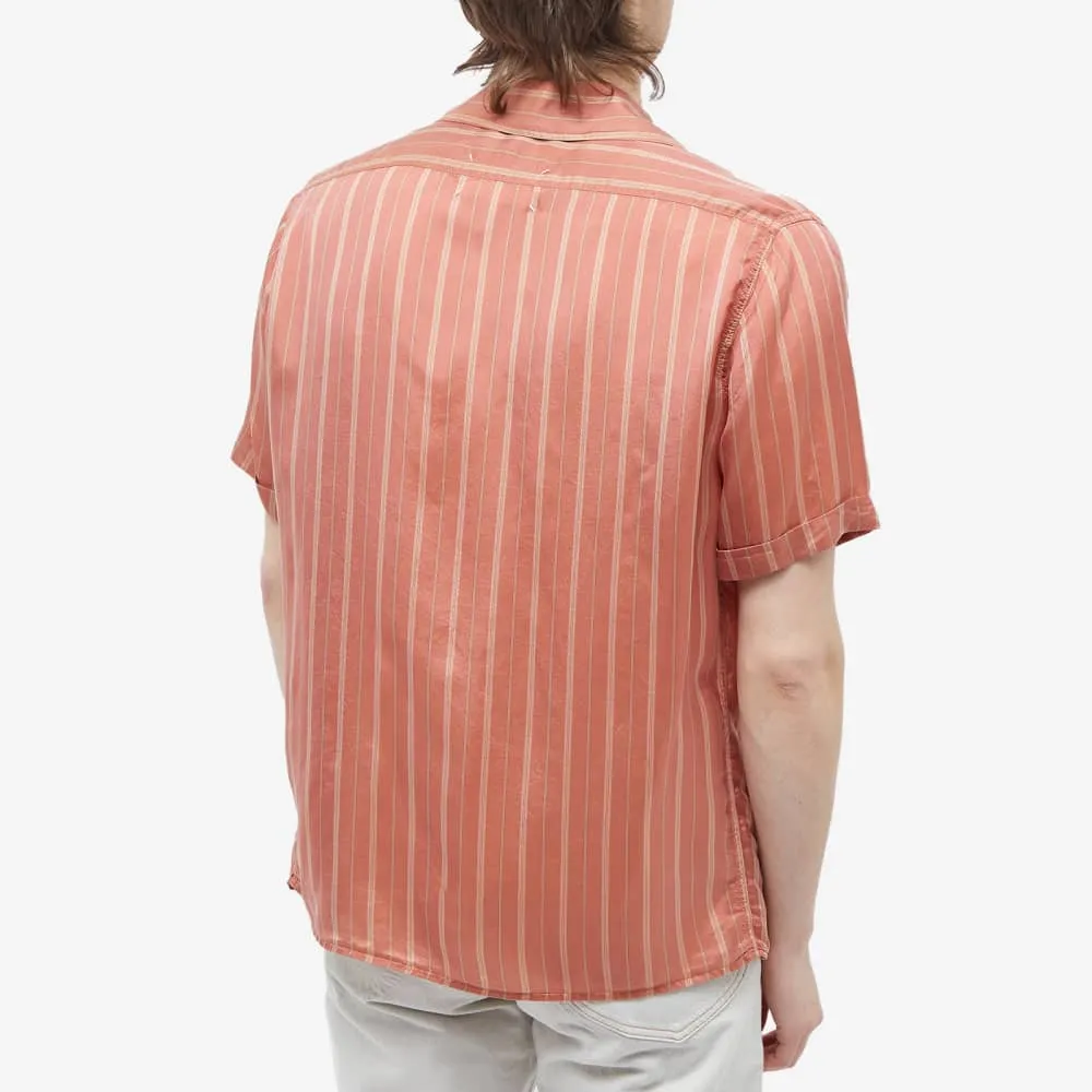 Maison Margiela Striped Vacation Shirt, Pink