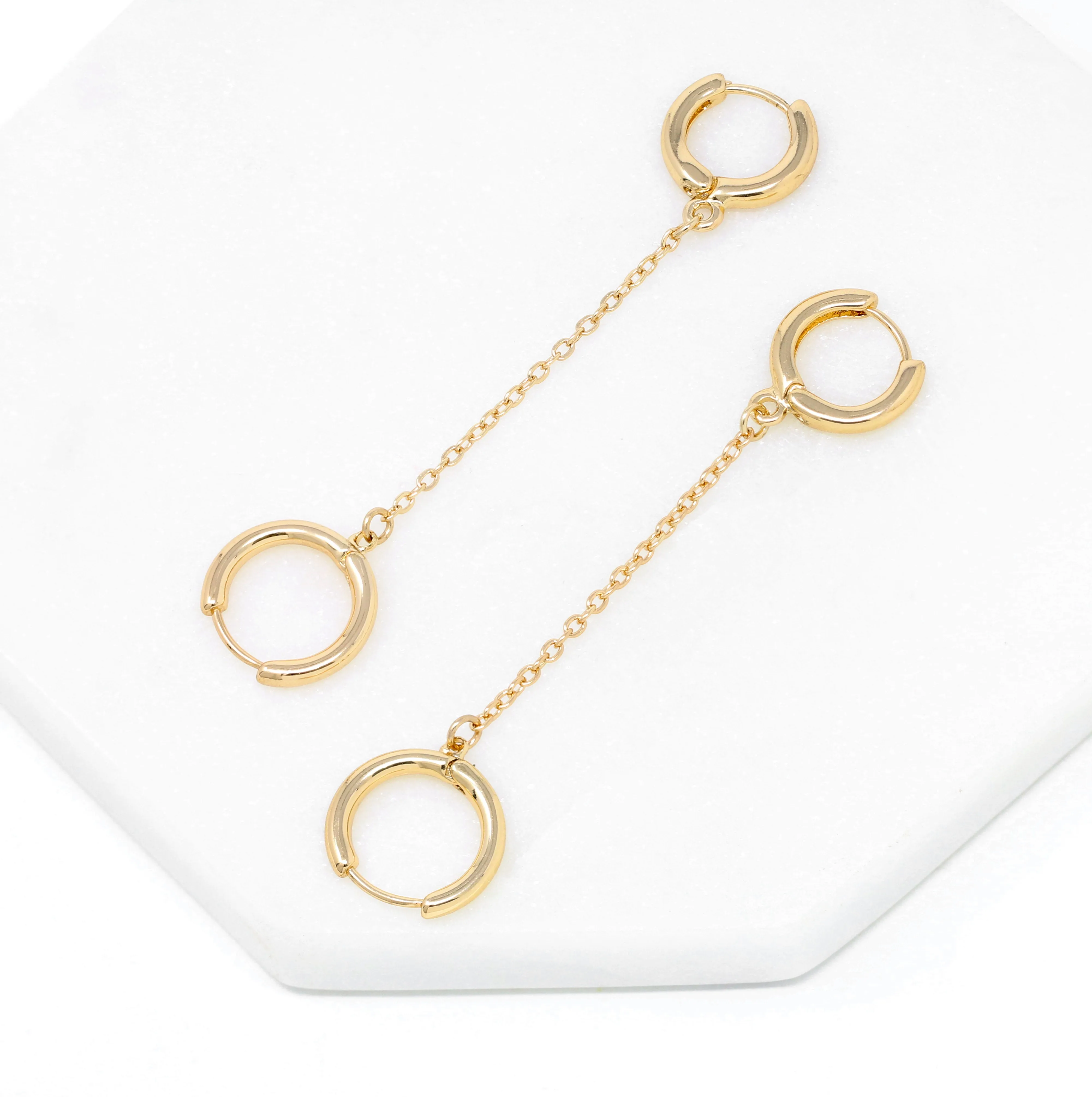 Modern Loop Earplug Earrings