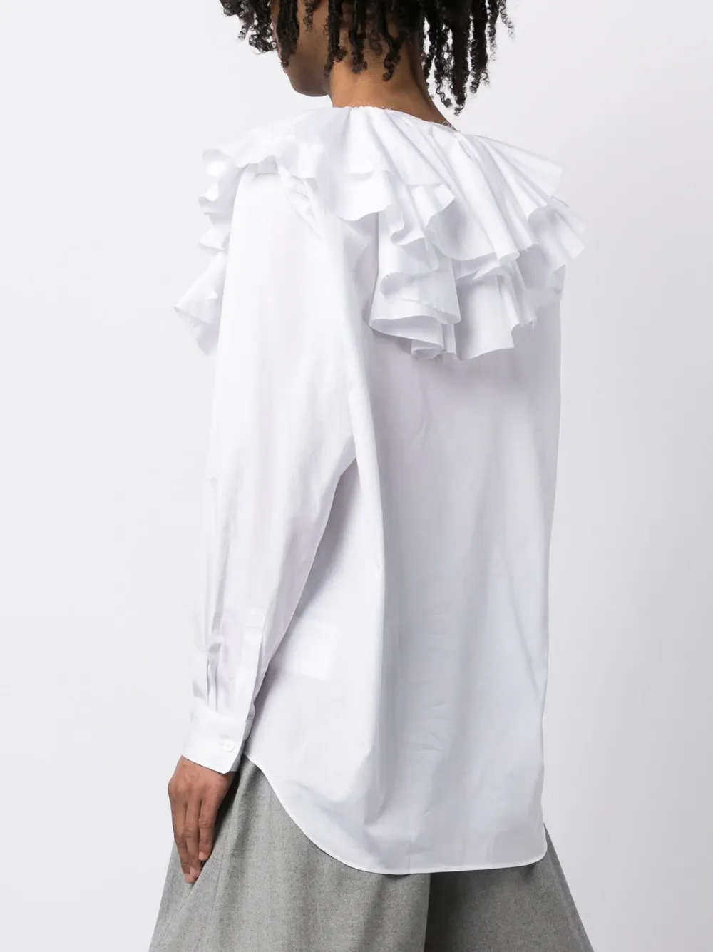 Ruffle Collar Shirt