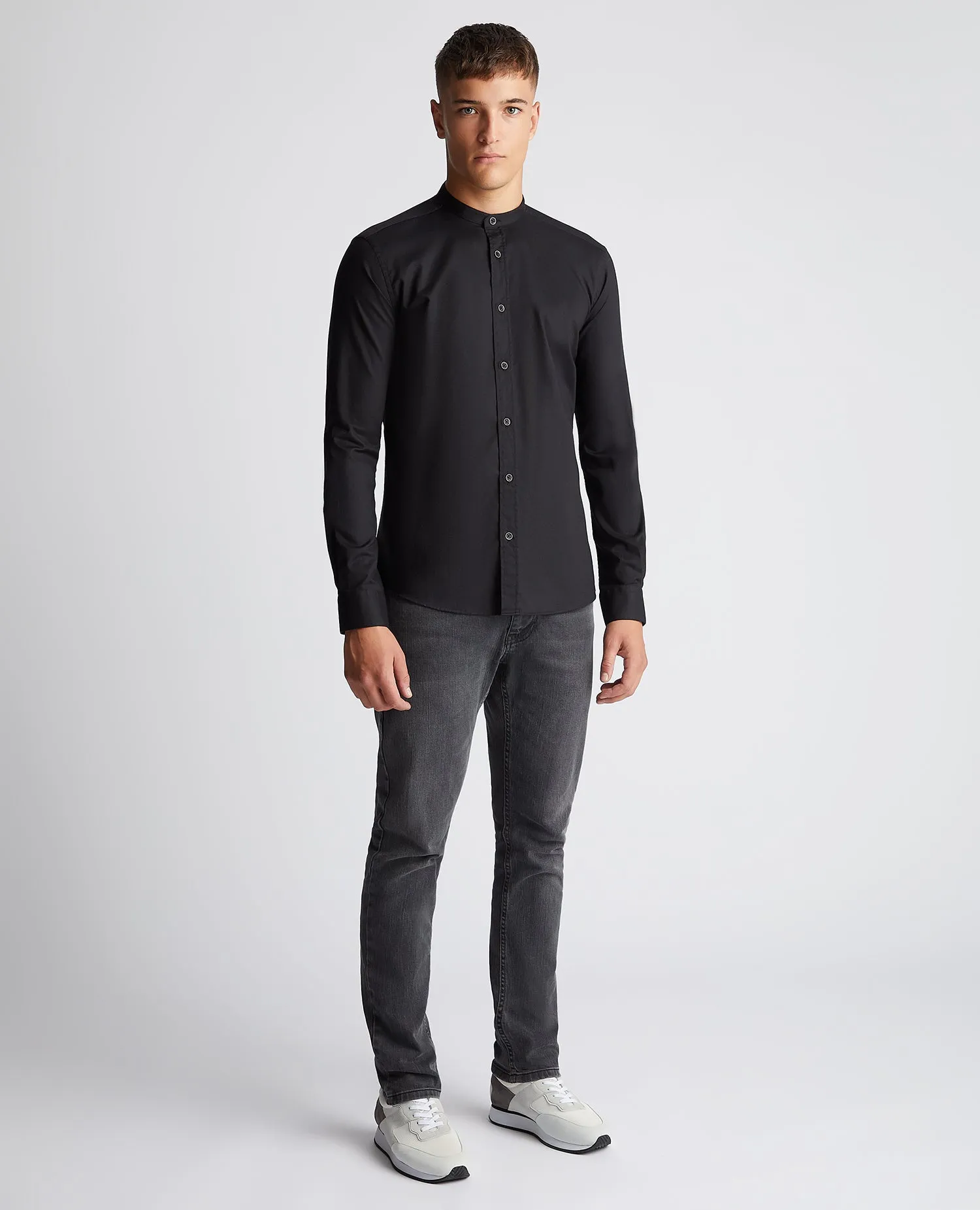 Slim Fit Cotton-Blend Shirt