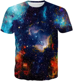 SYAIMN Unisex 3D Pattern Printed Short Sleeve T-Shirts Casual Graphics Tees