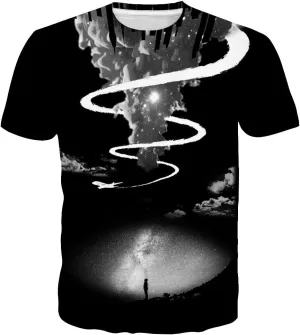 SYAIMN Unisex 3D Pattern Printed Short Sleeve T-Shirts Casual Graphics Tees