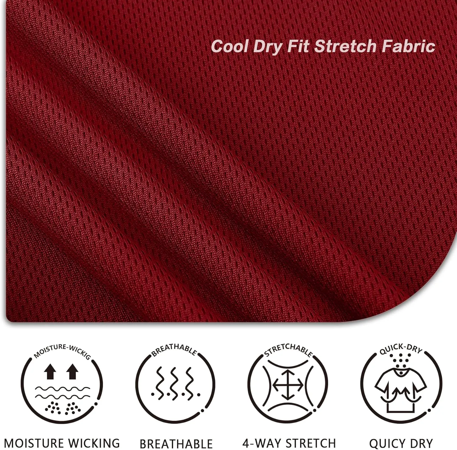 TIHEEN Golf Shirts for Men,Short Sleeve Moisture Wicking Proformance Big & Tall Polo Shirts