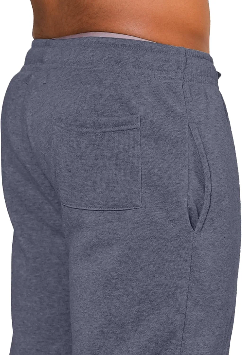 UNIQUE STYLES ASFOOR Elastic Bottom Baggy Sweatpants for Men, Workout Fleece Sweat Pants with Pockets