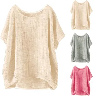 White Linen Button Down Shirt Women Cute Shirts Casual Tops Ladies Tank Tops Loose Fit Summer Casual Loose Graphic Tees Small