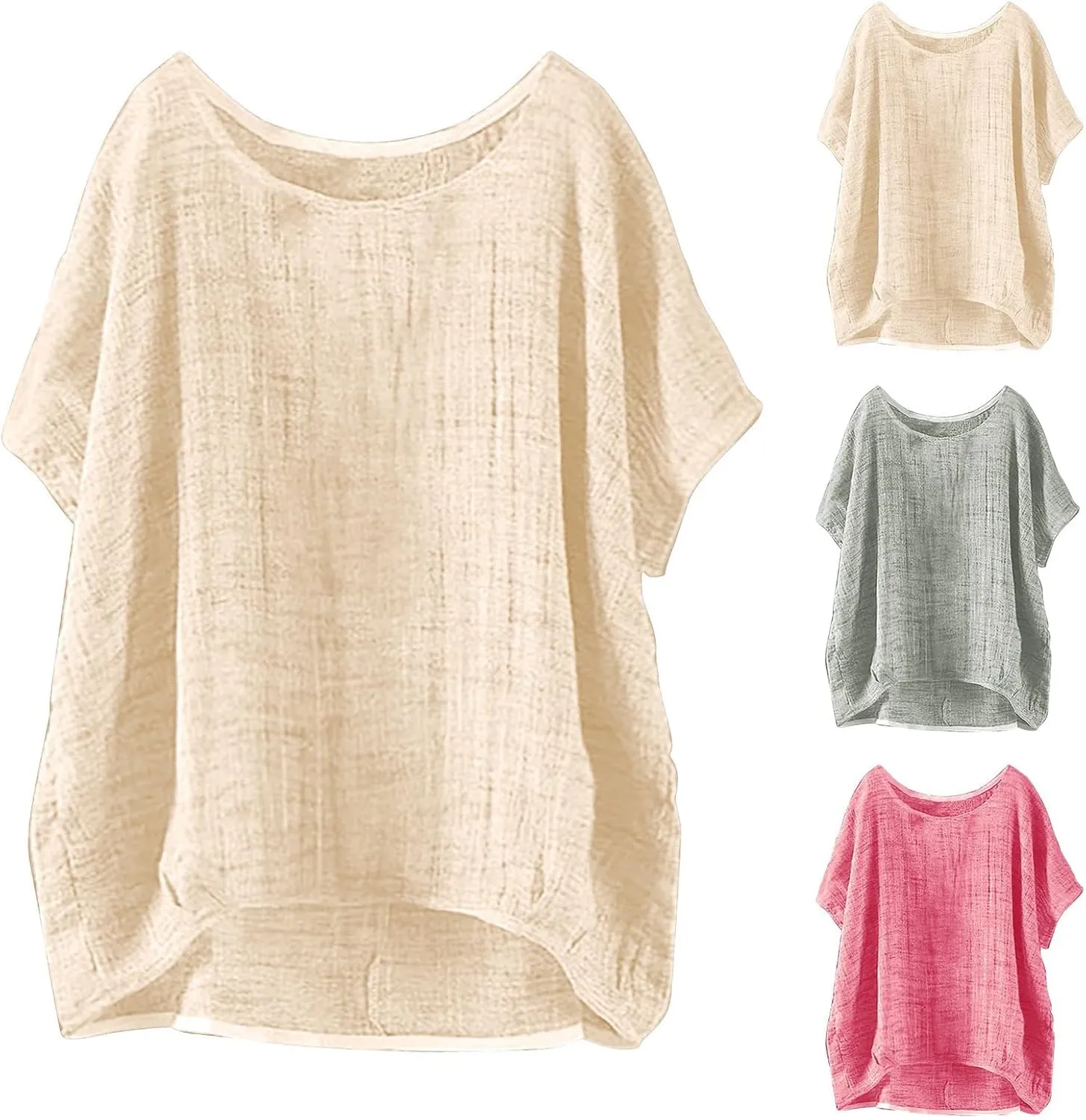 White Linen Button Down Shirt Women Cute Shirts Casual Tops Ladies Tank Tops Loose Fit Summer Casual Loose Graphic Tees Small