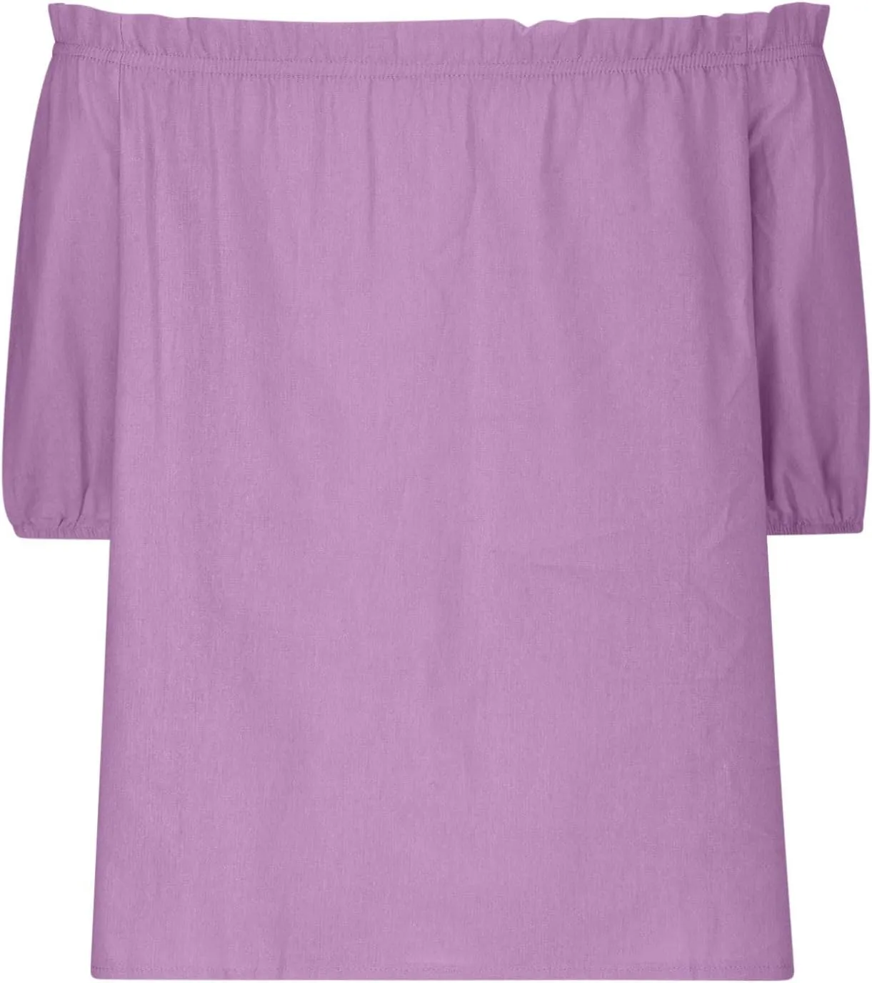 Womens Off Shoulder Tops Linen Cotton Tunic Tops Long Sleeves Ruffle Balloon Sleeve Shirts Summer Casual Blouses
